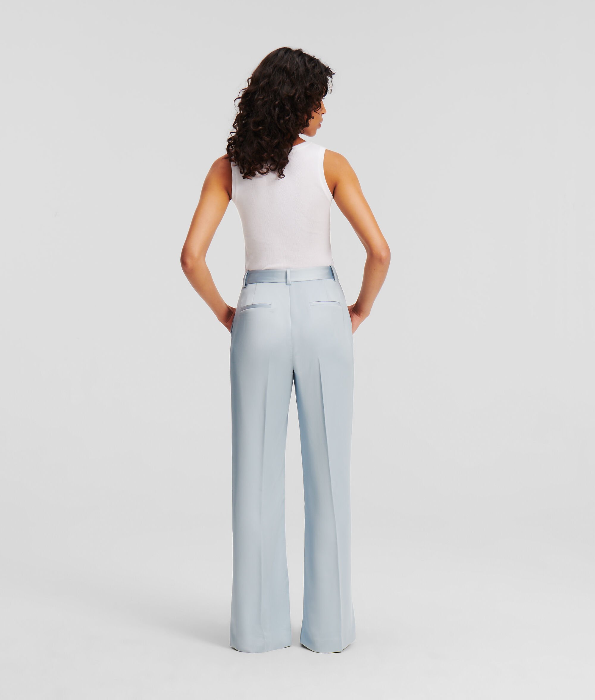 (image for) Unique Satin Tailored Trousers